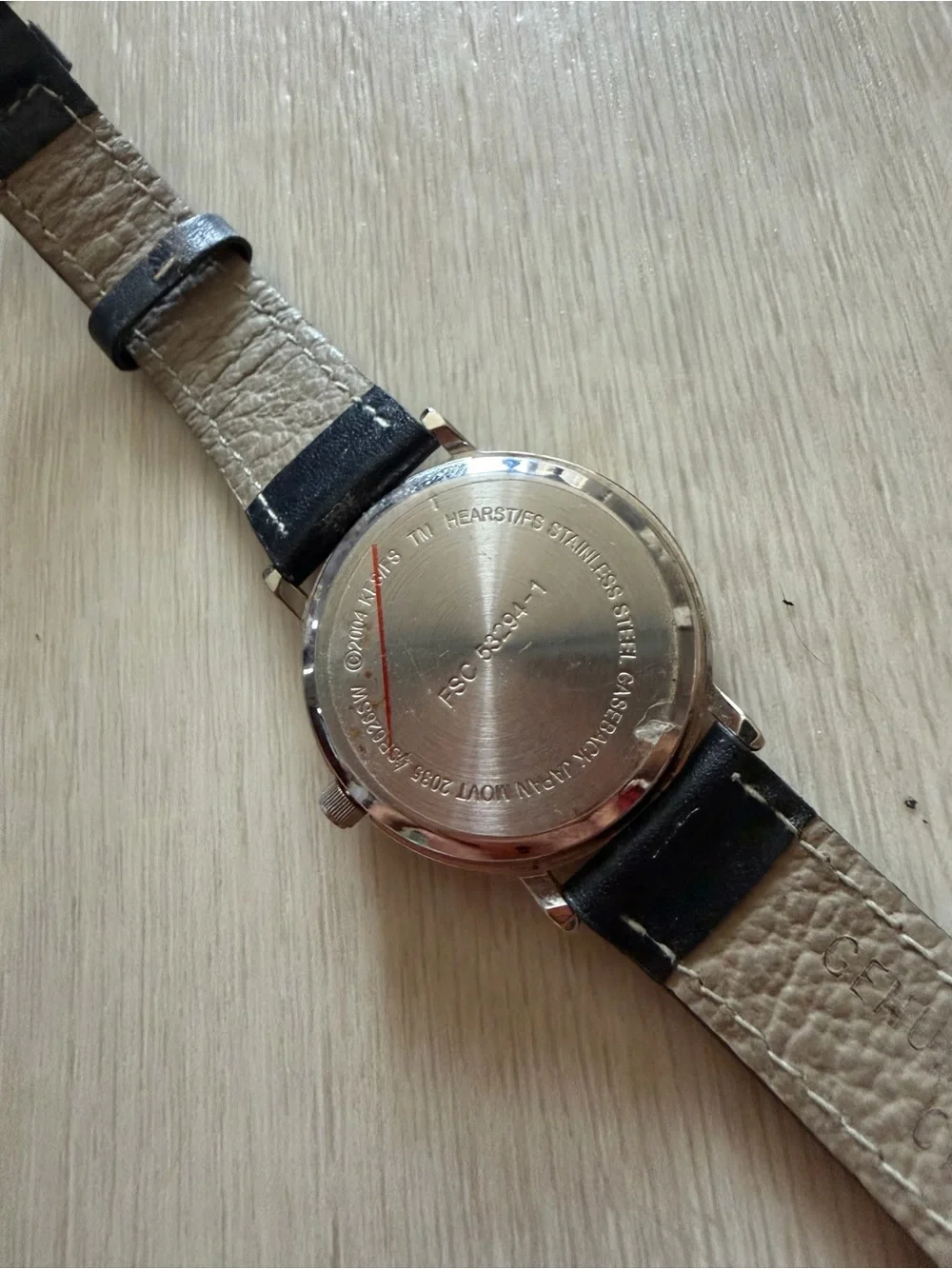 Vintage 2004 Glamorous USA Patriotic Betty Boop Watch w/ Leather Band